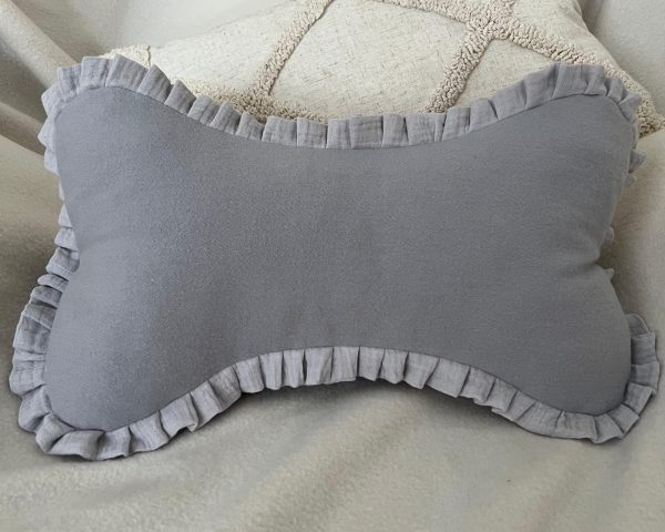 Lesekissen Romantic Grau