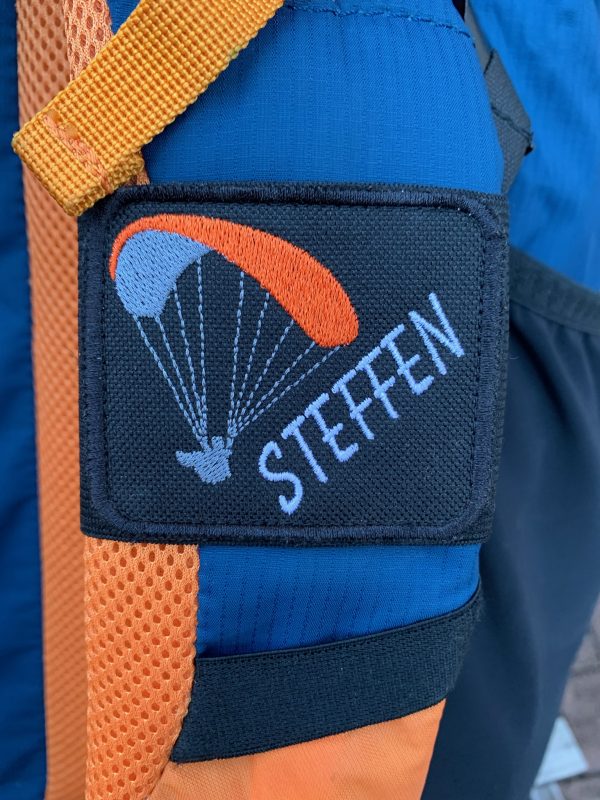 Kennzeichnung Gleitschirmrucksack