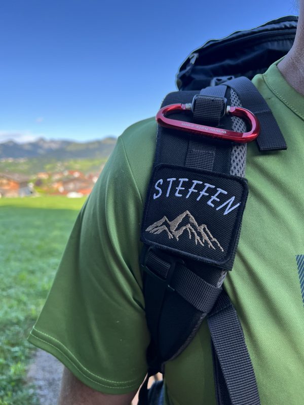 Kennzeichnung Wanderrucksack